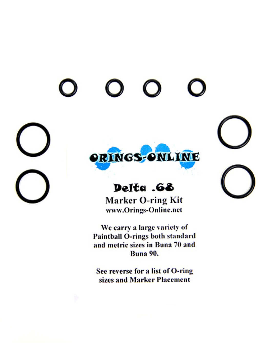 Delta 68 Marker O-ring Kit